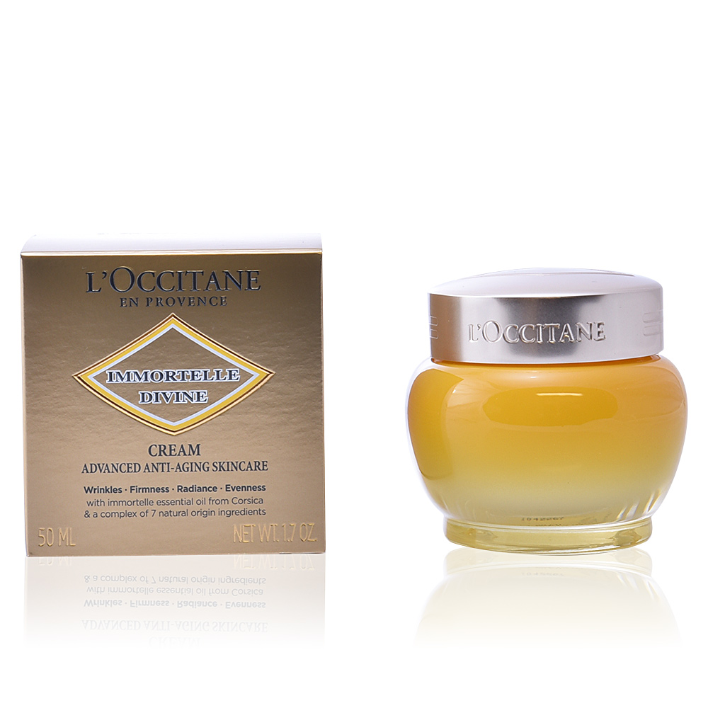 loccitane soins du visage immortelle crème divine sur perfume