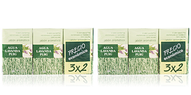 AGUA LAVANDA PUIG SOAP SET Agua Lavanda