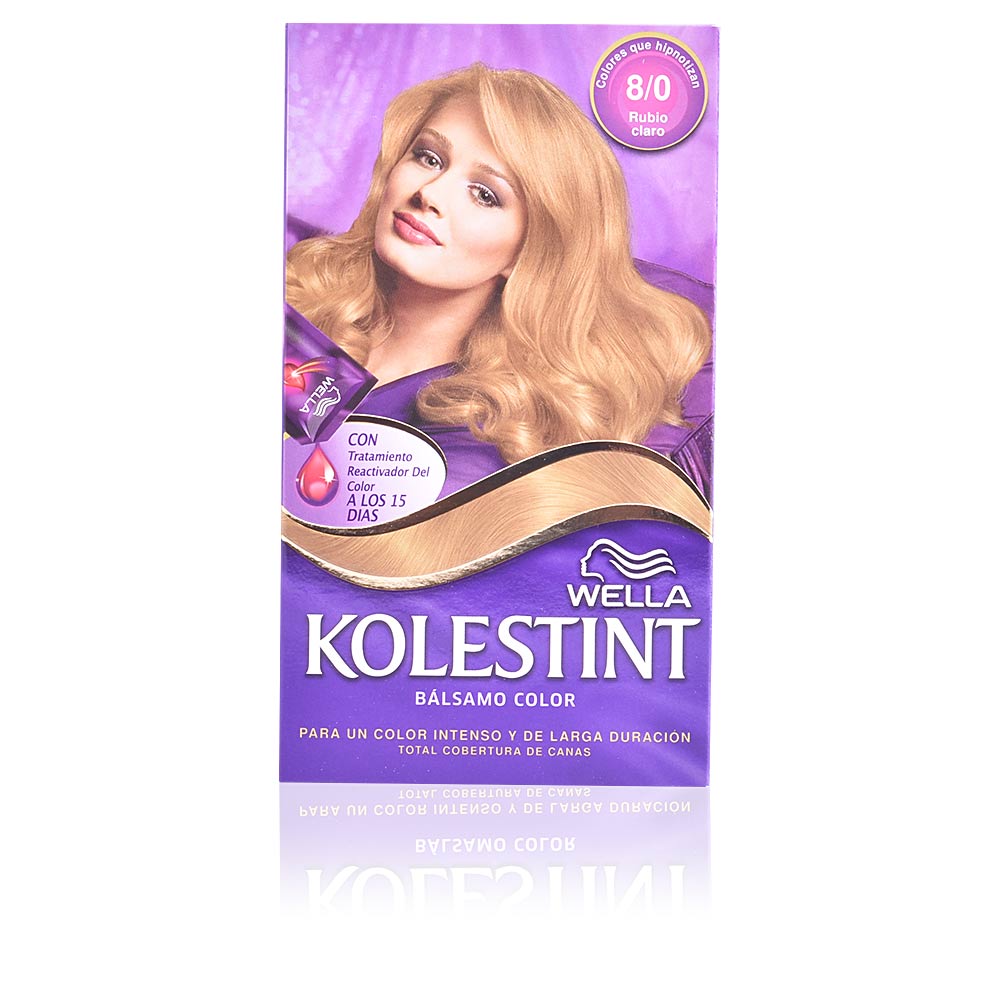 

Kolestint tinte bálsamo color #8,0 rubio claro