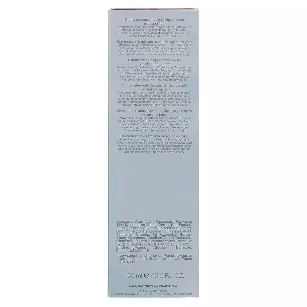 La Prairie CRYSTAL micellar water