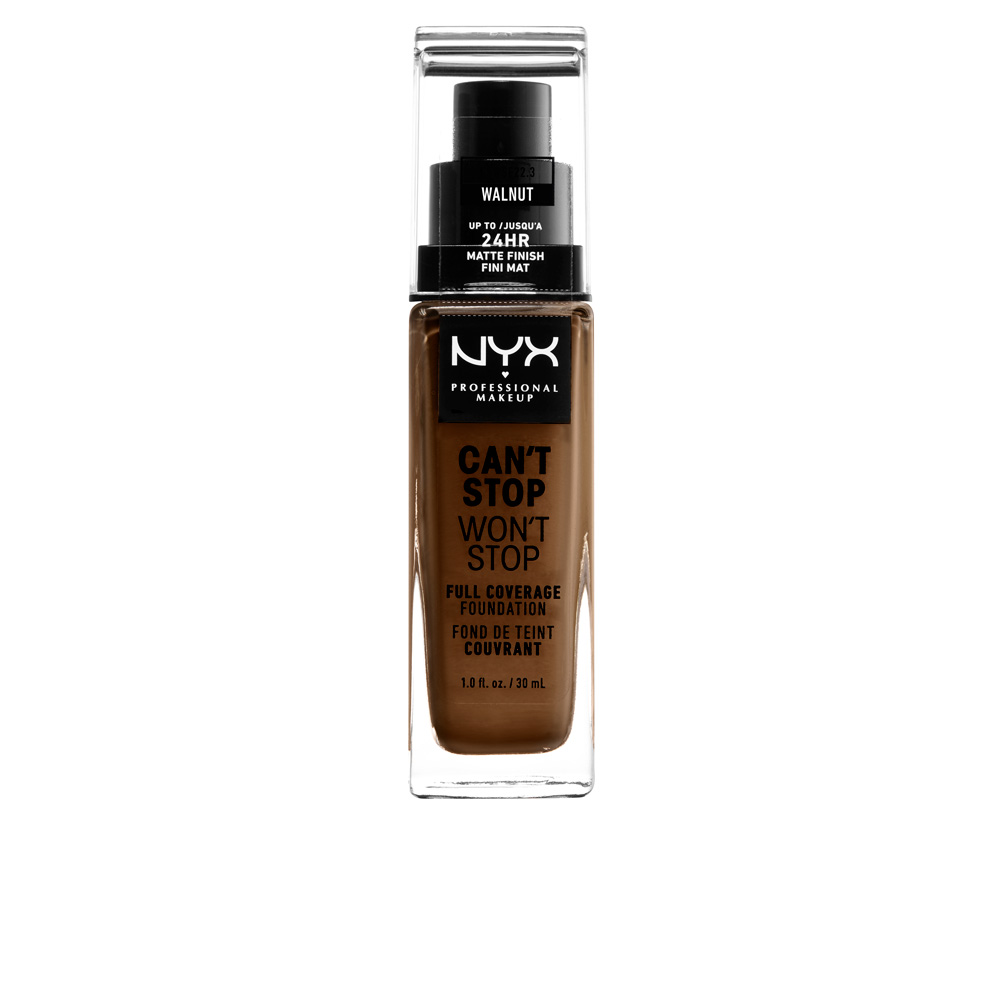 Nyx Can?T Stop Won?T Stop Full Coverage Foundation Walnut 30ml - vue 3