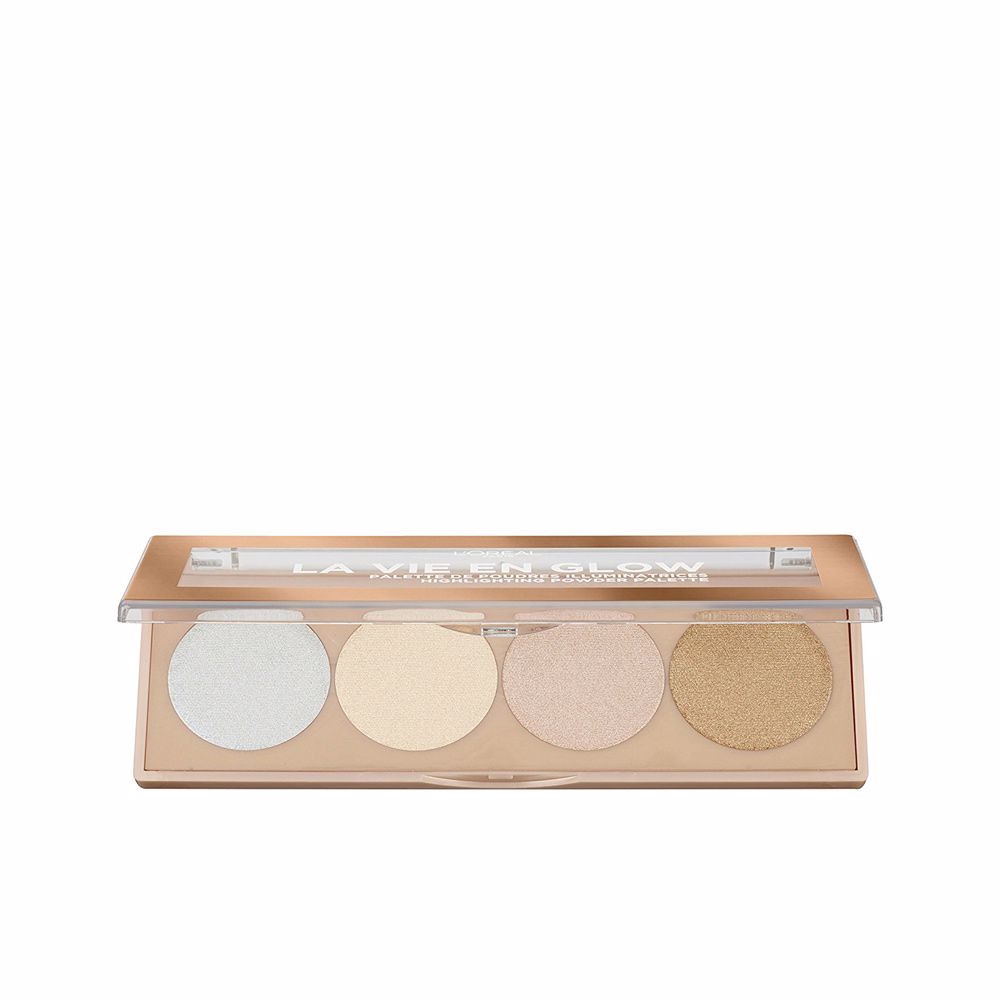 

La Vie En Glow highlighting powder palette #2-cool glow