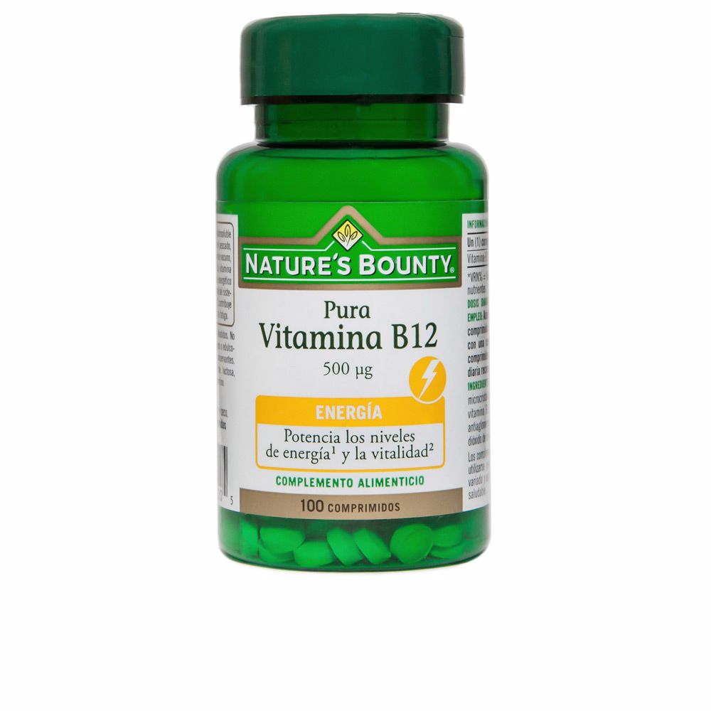 

Pura Vitamina B12 500 mcg 100 cápsulas