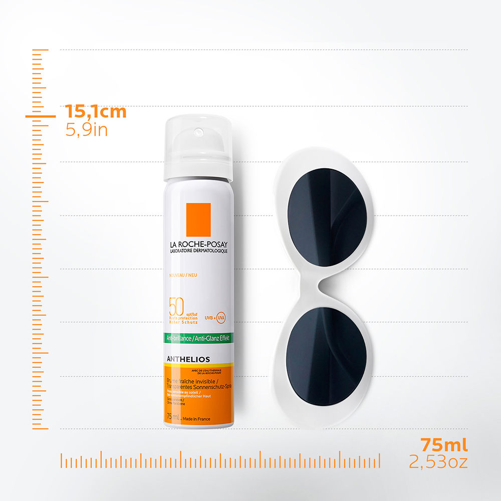 La Roche-Posay Anthelios Anti Shine Mist SPF50+ - 75 ml. 7