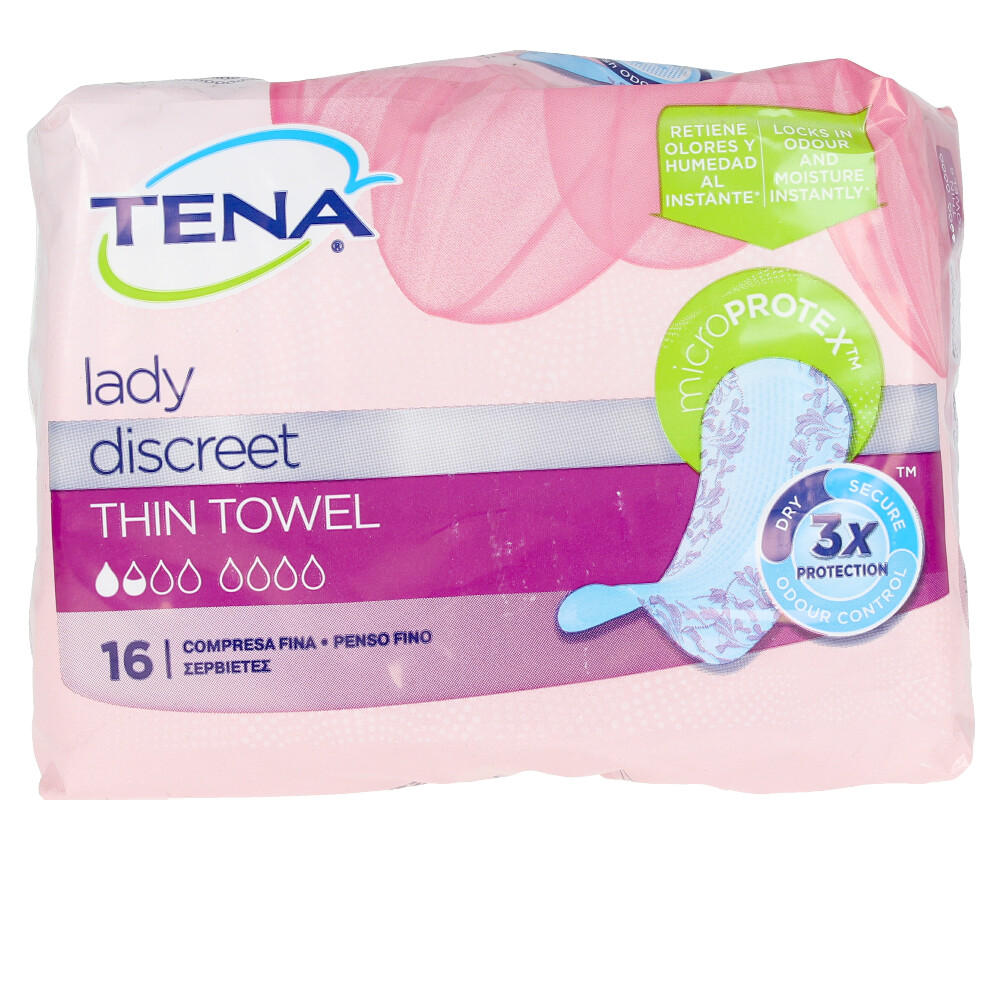 

Discreet compresa incontinencia muy fina 16 uds