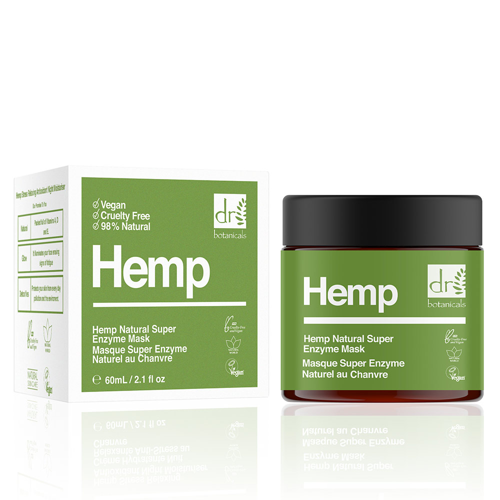 

Hemp infused super natural enzyme mask 60 ml