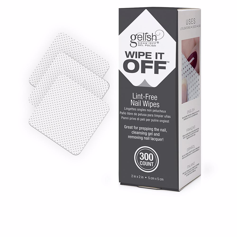 WIPE IT OFF lint-free nail wipes