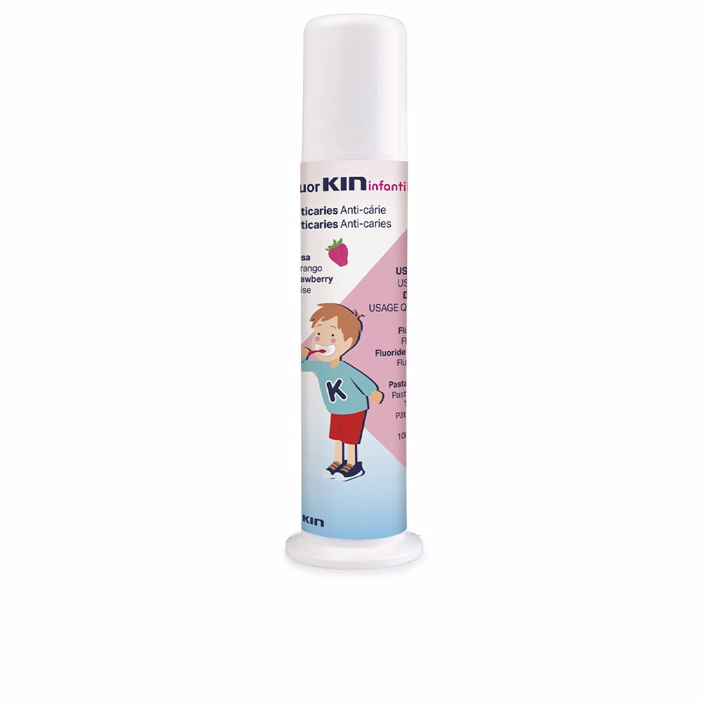 

Fluorkin Infantil pasta dentífrica con dosificador #fresa 100 ml