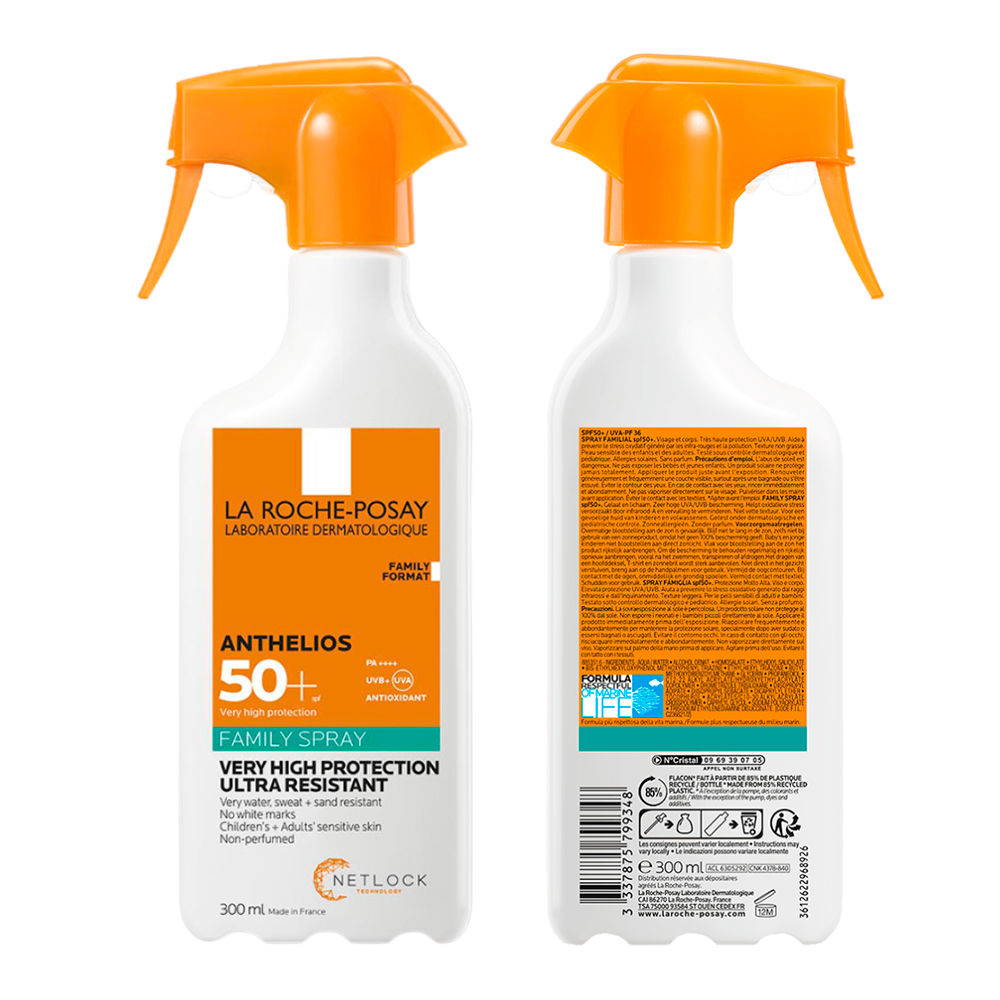 ANTHELIOS Invisible Family Spray, water-, zweet- en zandbestendig