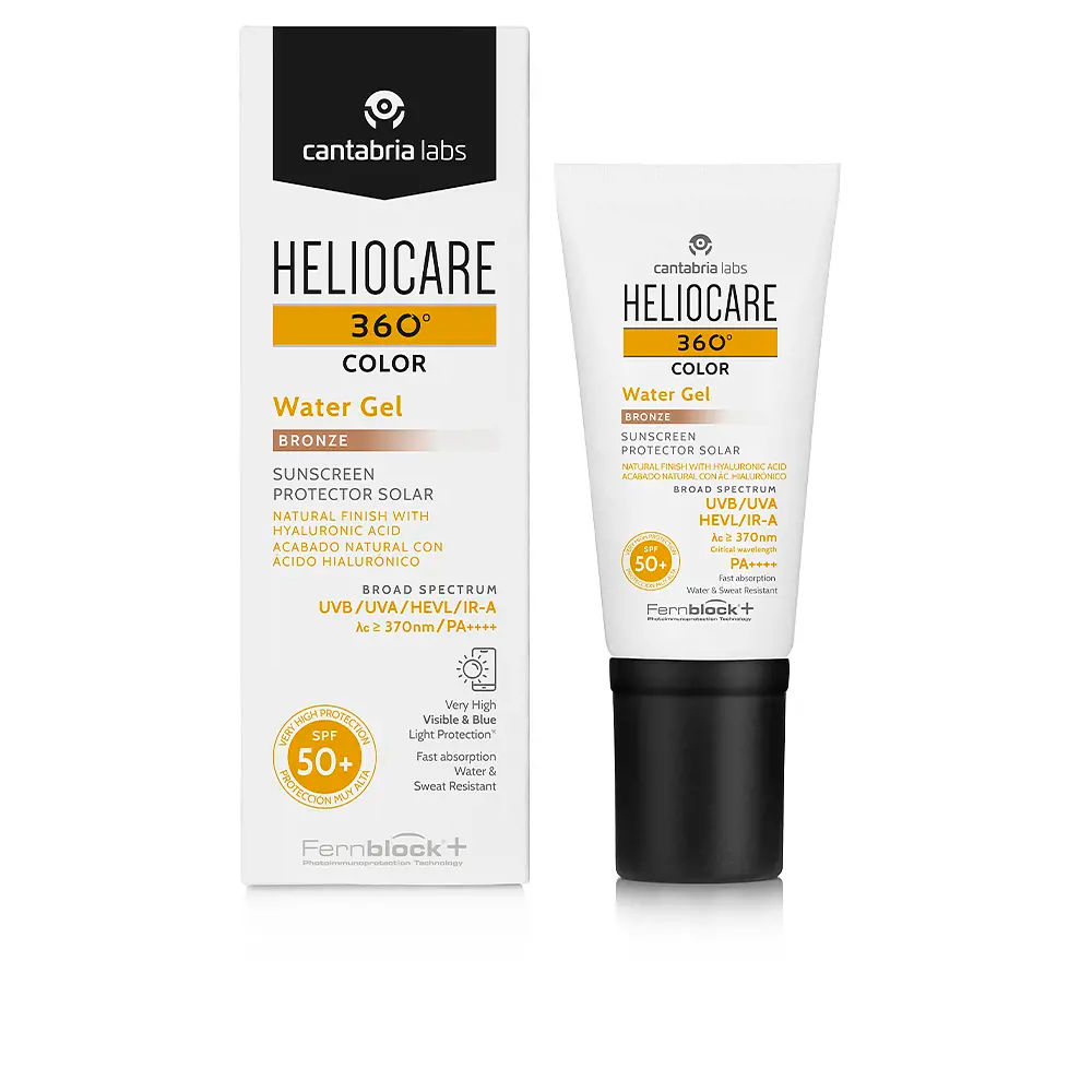 Cantabria Labs HELIOCARE 360° COLOR sunscreen with aqua gel color