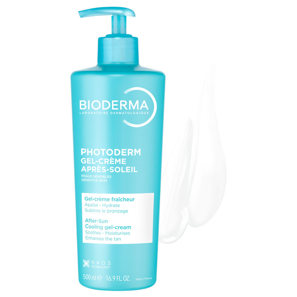 Gel crème Après Soleil Sublime Le Bronzage Hydrate Et Apaise La Peaux Sensibles Fraîcheur Cooling Photoderm Gel crème Bioderma Le Flacon De 500ml - vue 4