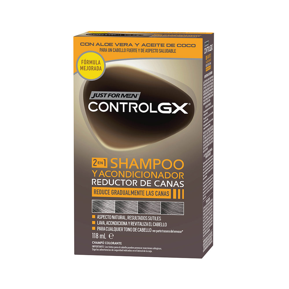 thumbnail image 2 of Just For Men Control GX Grey Reducing Shampoo, 5 Oz (Pack Of 2) 2 of 6