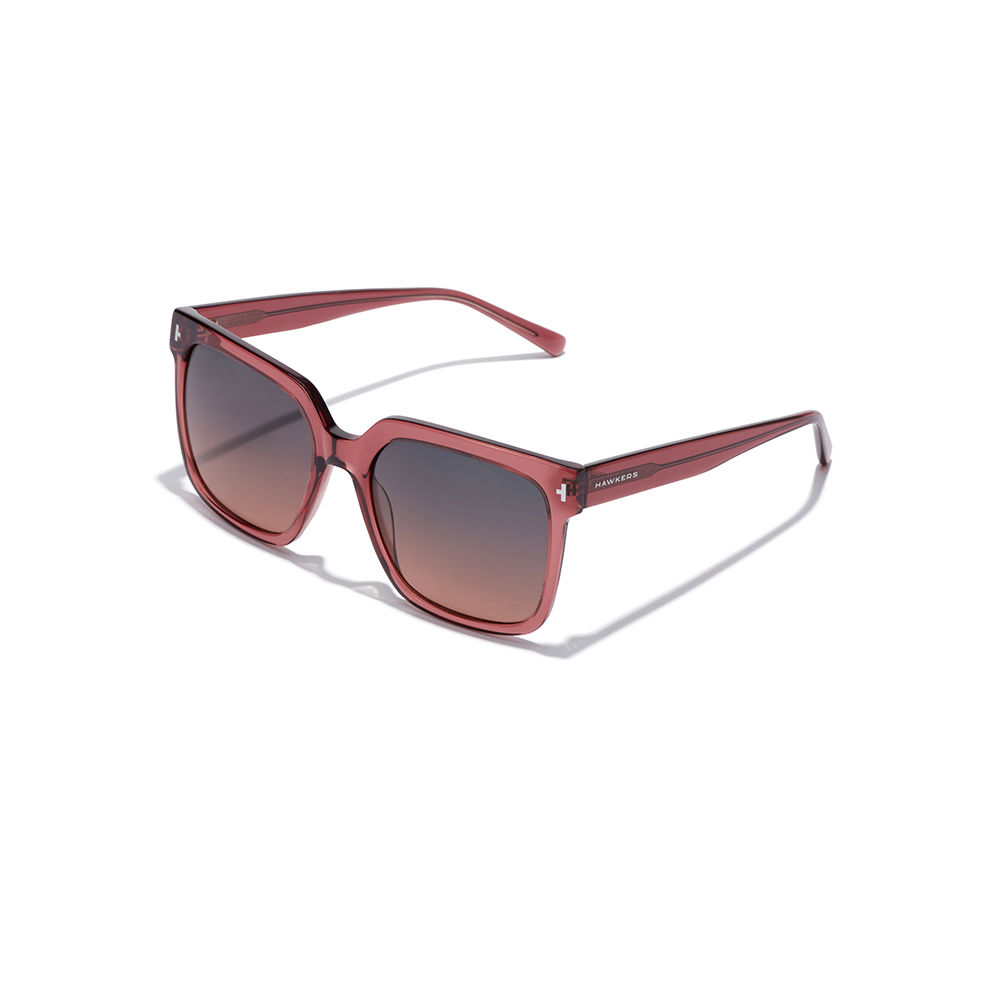 Hawkers Unisex Ollie Sunglasses - Polarized Blue Mirror Lens, TR90 Frame, Category 3 UV Protection