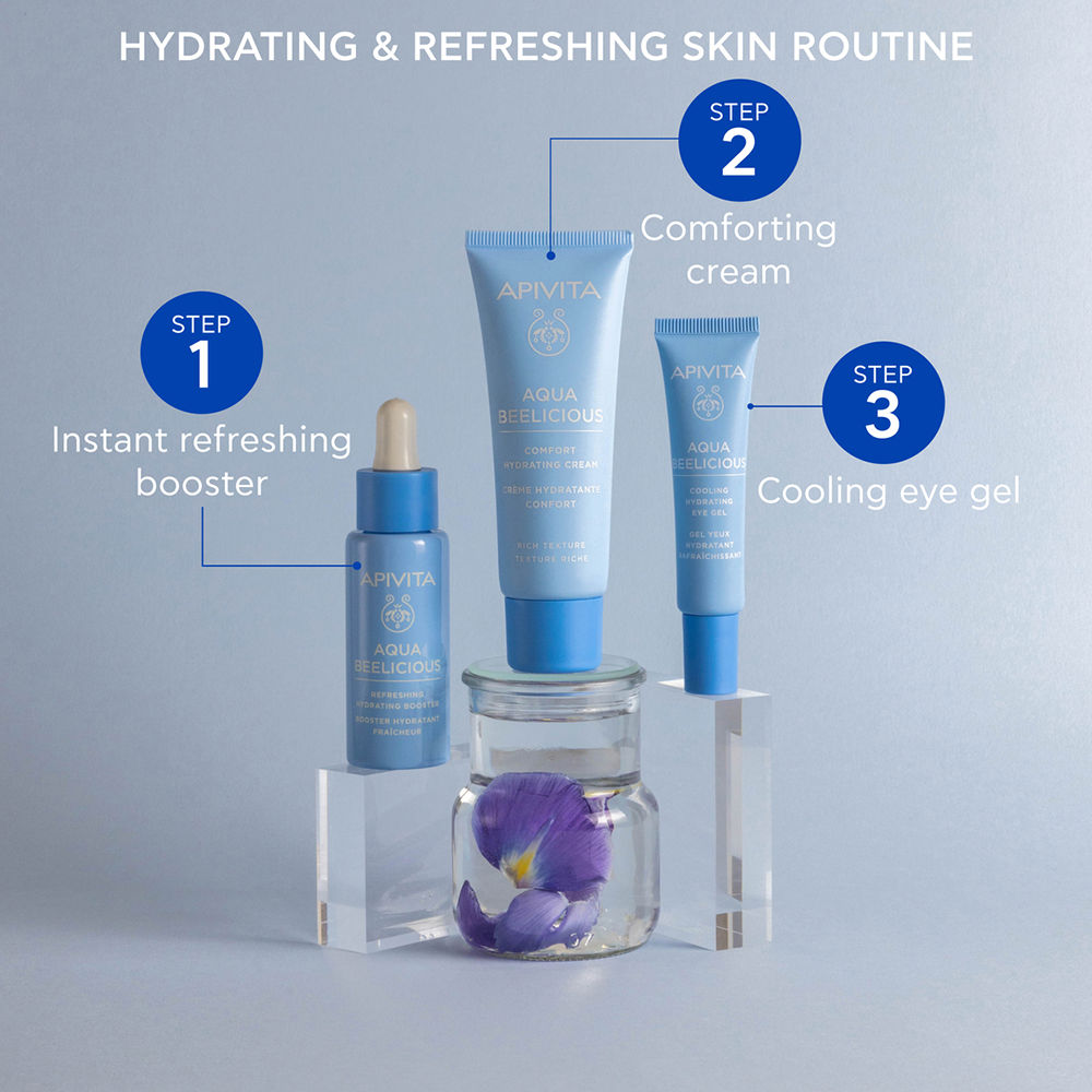 AQUA BEELICIOUS Contour des yeux Gel hydratant et rafrachissant Soins du Visage Apivita - Perfumes Club AQUA BEELICIOUS Contour des yeux Gel hydratant et rafrachissant Soins du Visage Apivita - Perfumes Club