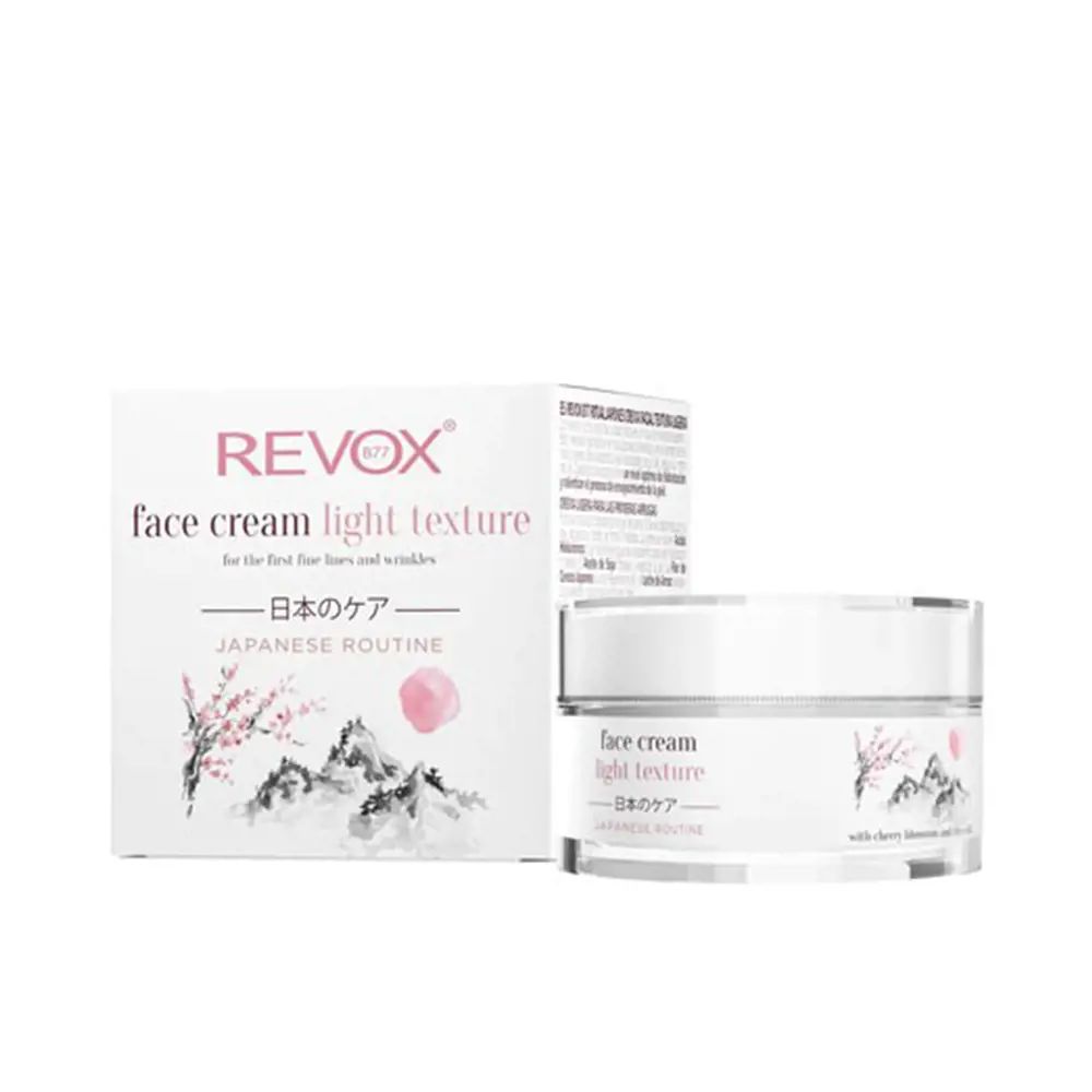 Revox JAPANESE RITUAL face cream light texture