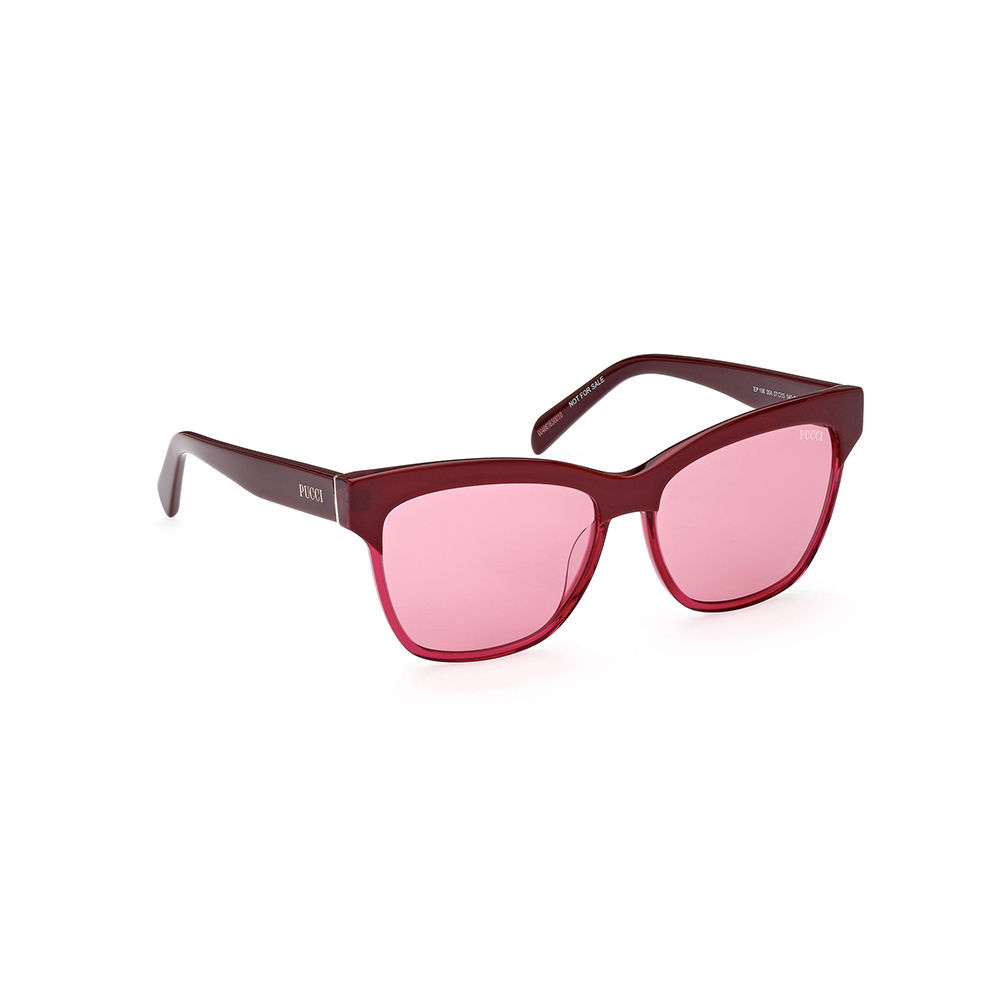 Emilio Pucci EP0198 69S Shiny Bordeaux Burgundy Adult Sunglasses Emilio Pucci EP0193 69S Geometric Shiny Bordeaux Burgundy  main image 3
