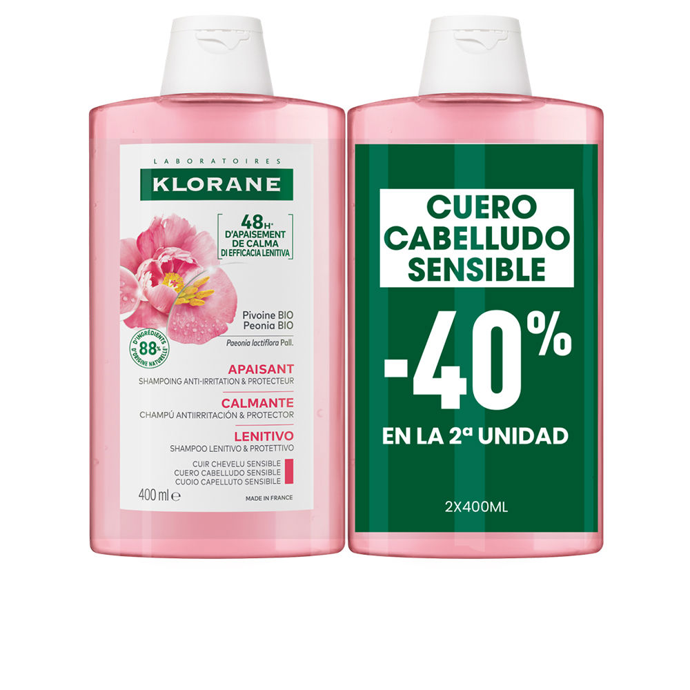 A La Peonía Bio champú calmante duo 2 x 400 ml