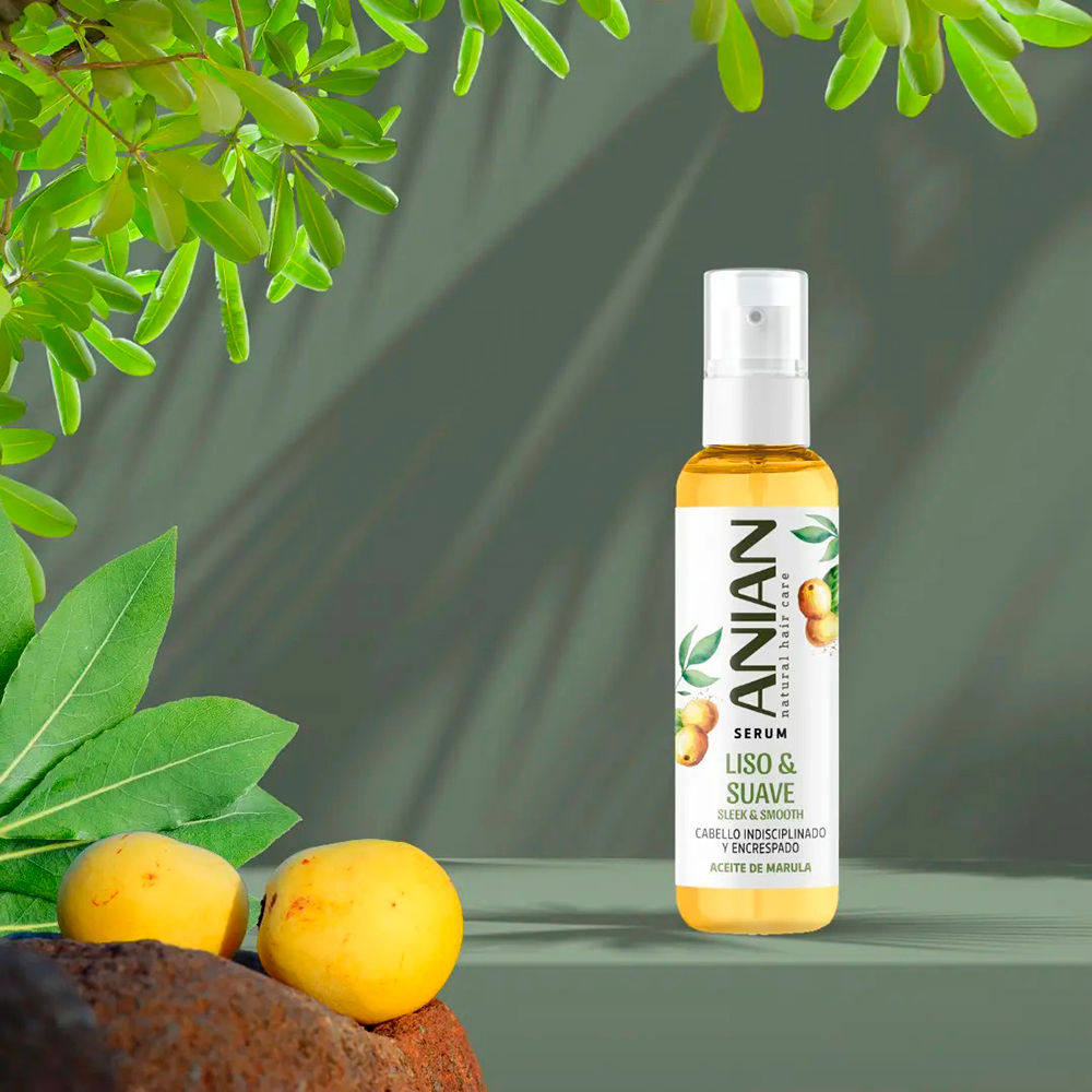 ANIAN Glattes & Weiches Serum 100 Ml – Mit Marulaöl Gegen Frizz, Für Seidiges Haar