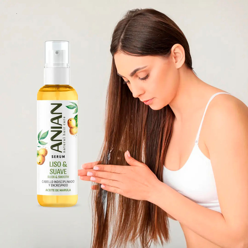 ANIAN Glattes & Weiches Serum 100 Ml – Mit Marulaöl Gegen Frizz, Für Seidiges Haar