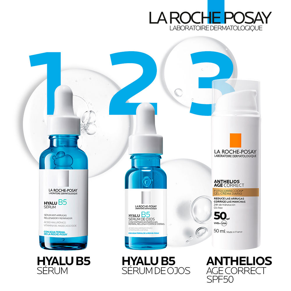 La Roche-Posay Hyalu B5 Sérum Yeux Anti-Rides à l'Acide Hyaluronique 15 ml - Flacon-Pompe 15 ml 8