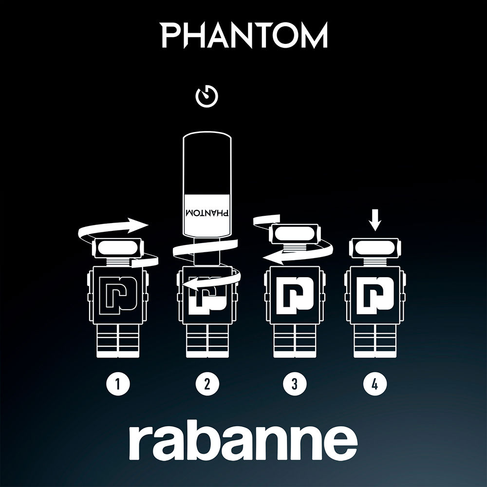 Rabanne Phantom Intense Eau de Parfum Refill 200ml 6