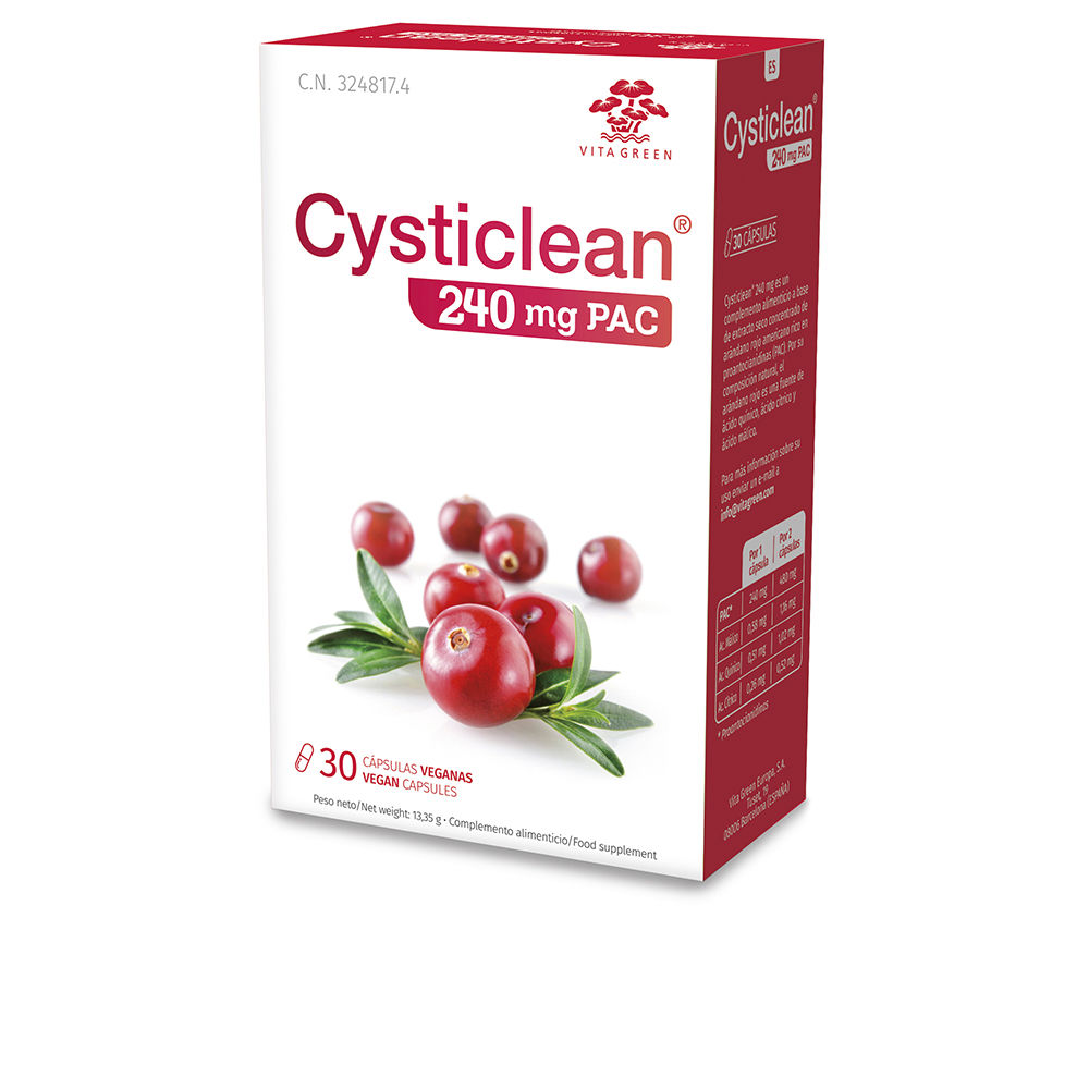 CYSTICLEAN CLÁSICO 240 mg de PAC y Arándano Rojo cápsulas