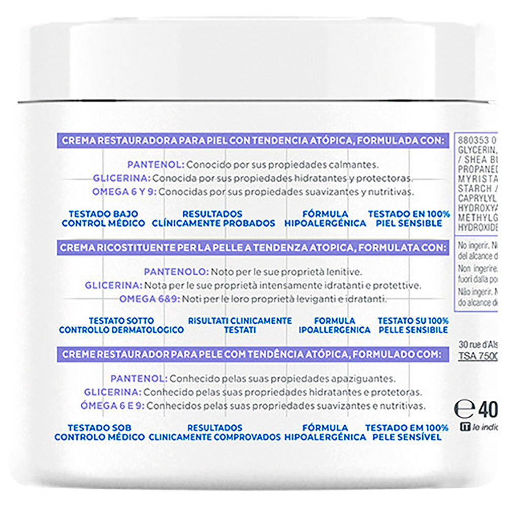 Panthenol Confort crème réparatrice 400 ml - vue 2