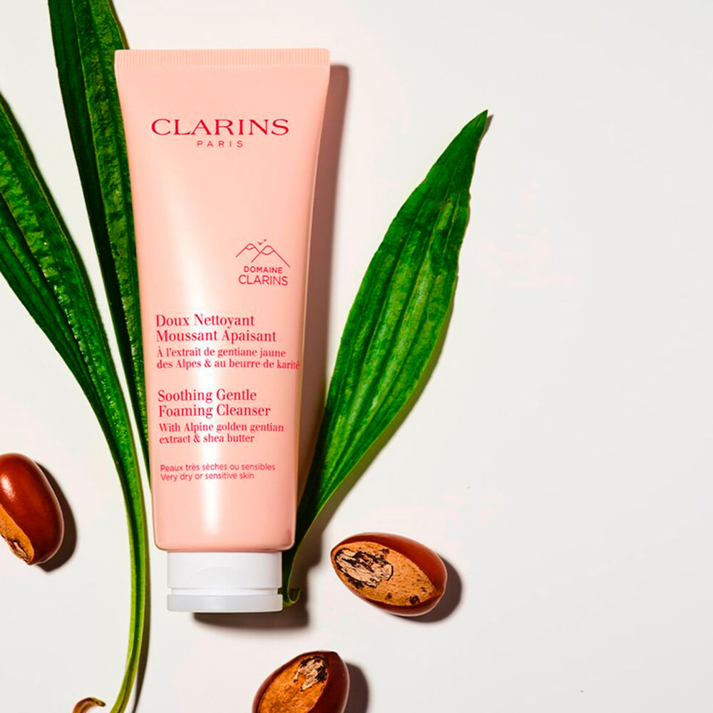 DOUX NETTOYANT MOUSSANT アパイザン、ジェルと石鹸 Clarins-Perfumes Club