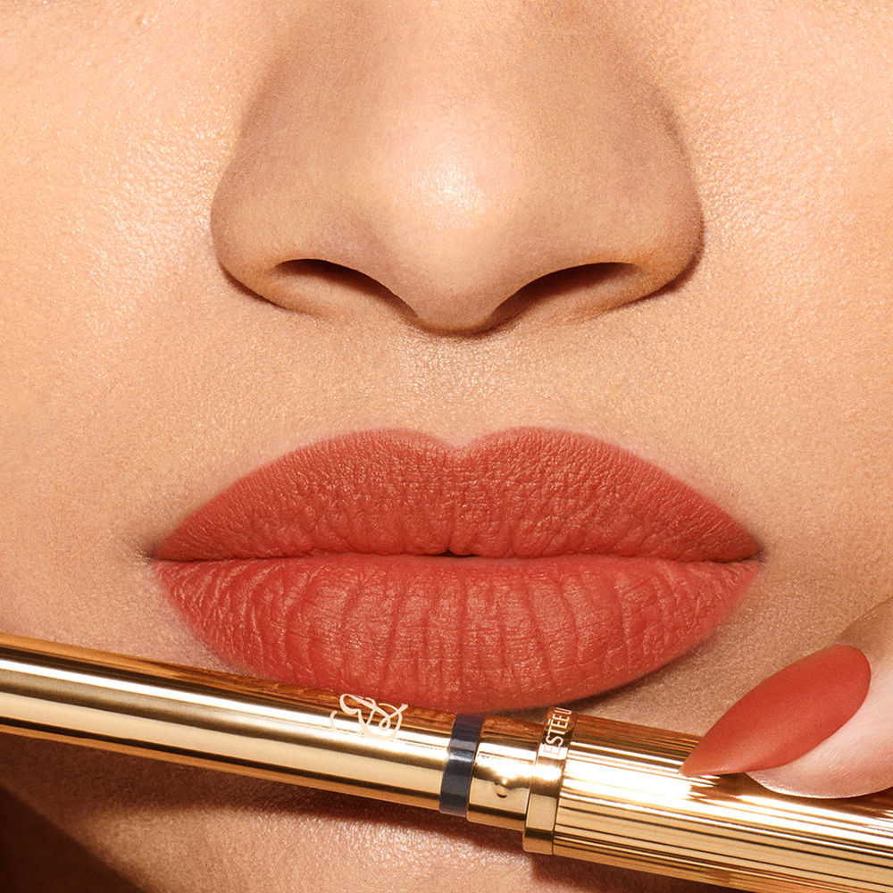 Estee Lauder Pure Color Explicit Silk Matte Lipstick 201 Ulterior Motive 8