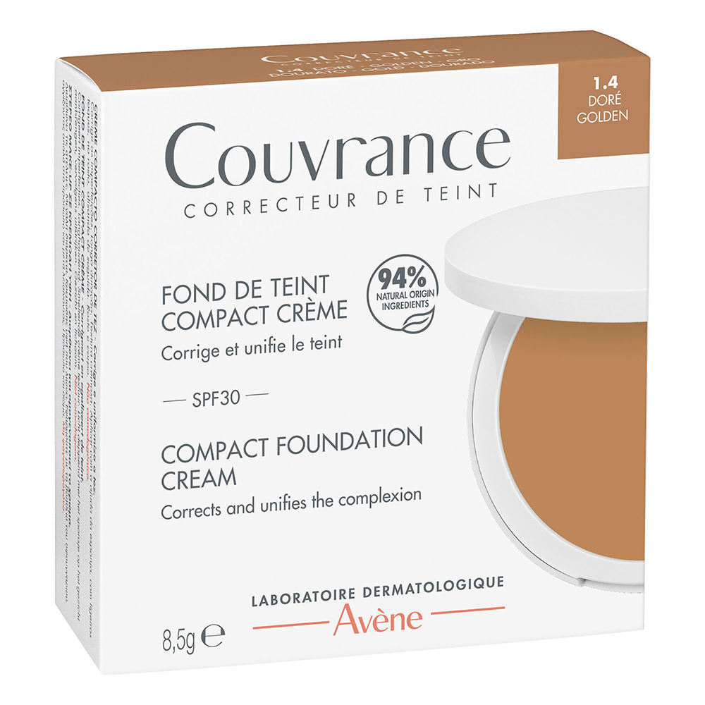 Eau Thermale Avène Fond de Teint Compact Crème 1.4 Doré Couvrance 8.5g - vue 3