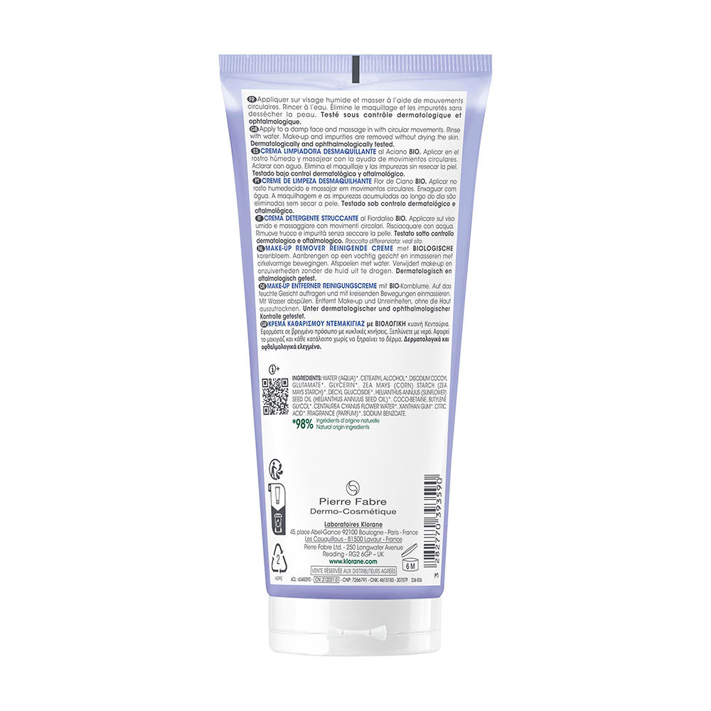 Bleuet Crème Nettoyante Démaquillante au Bleuet 200ml - vue 3