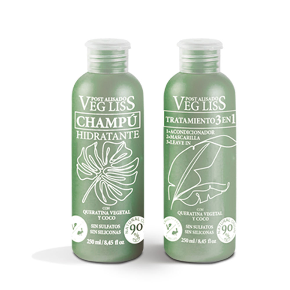 Kit Alisado Alisado Vegano Vegliss VEG LISS Post Straightening