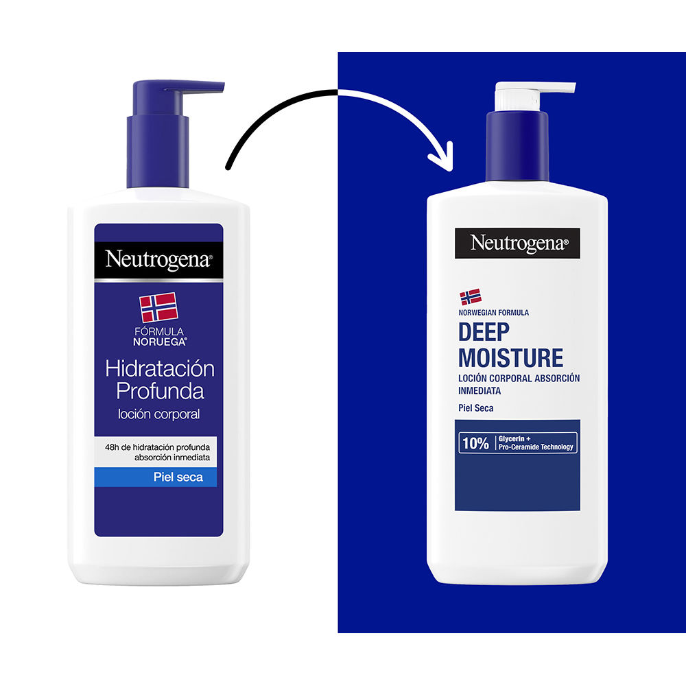 Neutrogena Lotion peau sèche Hydratation Profonde pack 2 x 750 ml - vue 2