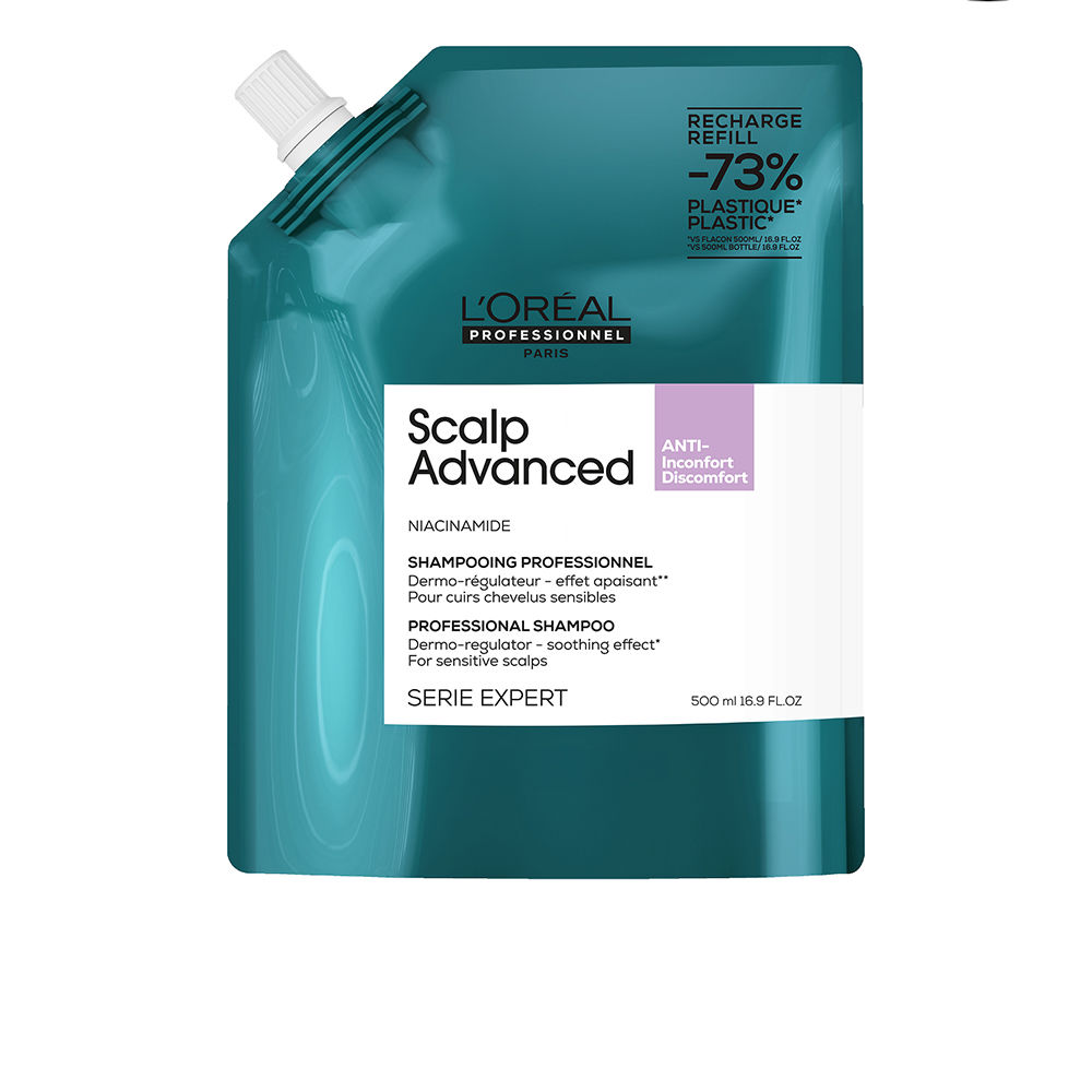 Scalp Advanced champú cuero cabelludo sensible recarga 500 ml