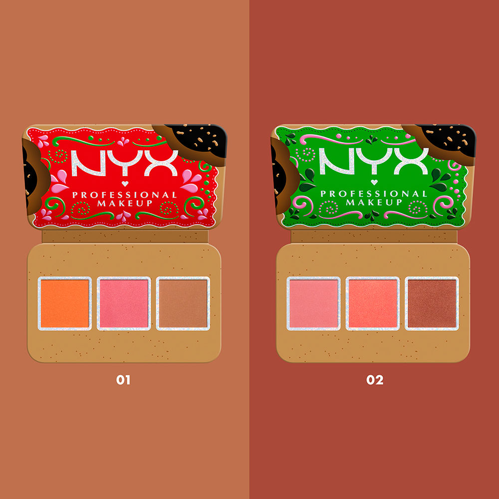バターメルト パレット ブロンザーとブラッシャー Nyx Professional 