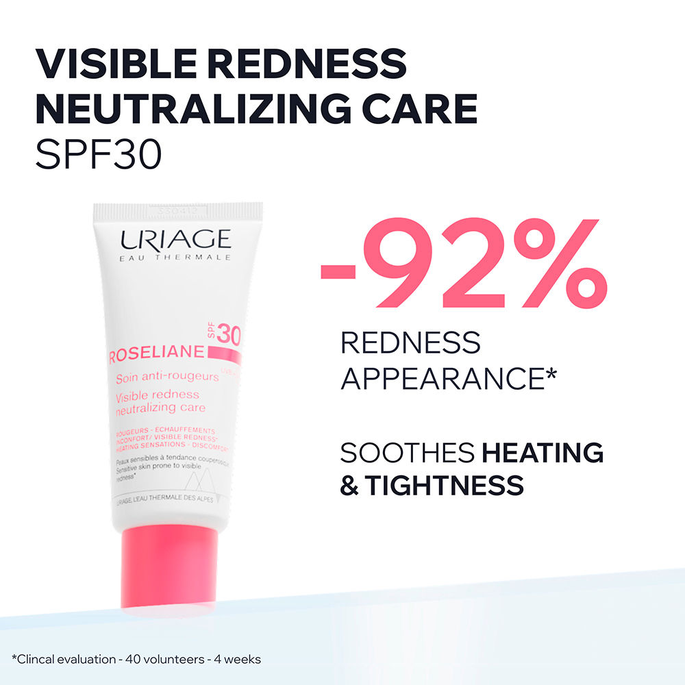 Roseliane Anti-Redness Facial Cream SPF30 Moisturizing, with Ginseng and Algae Extract 40 ml view 2