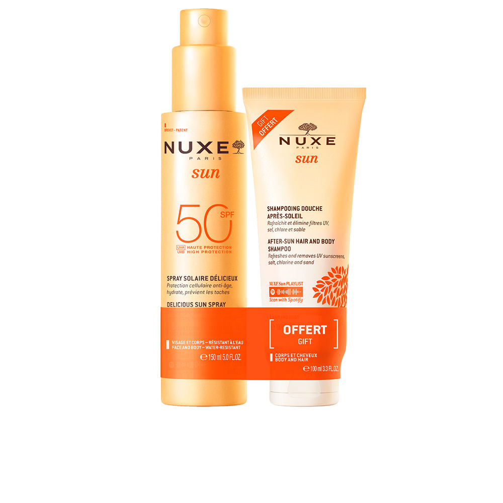 Nuxe Sun Delicious GESICHTS- Und Körperspray SPF50 Karton 2 Stk