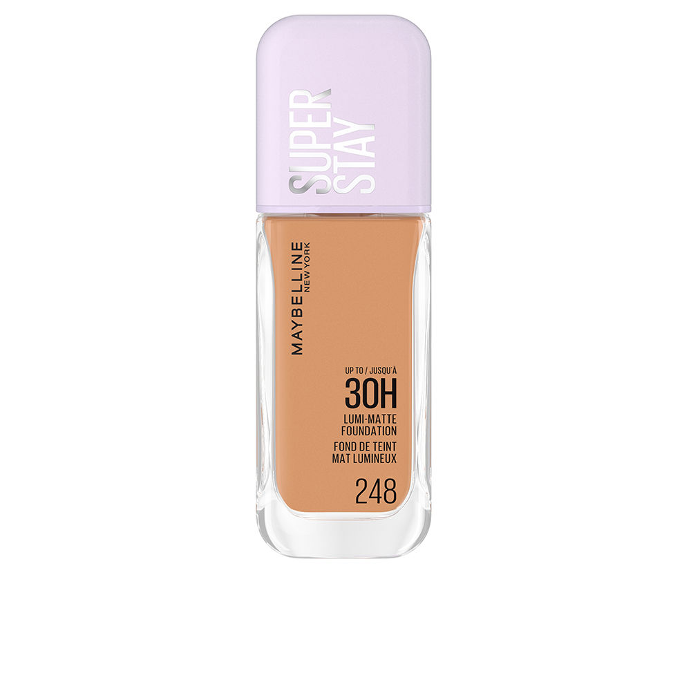 Maybelline New York Fond de Teint Liquide Longue Tenue Ultra Résistant Fini Lumineux Enrichi en Acides Aminés Tous les Types de Peau Superstay 30H Lumi Matte Teinte : 248 35ml - vue 9