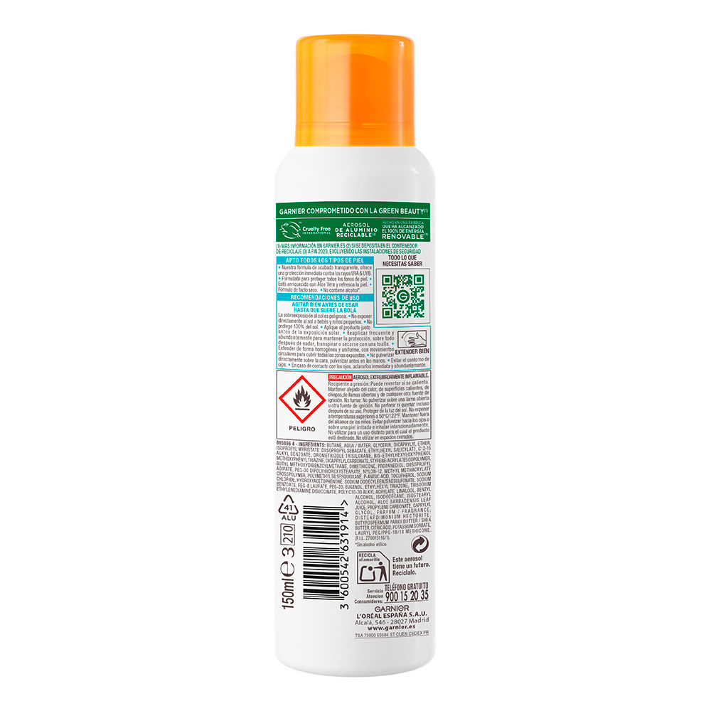 Invisible Protect brume haute protection SPF30 spray 150 ml - vue 2