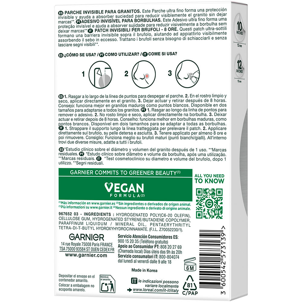 Pure Active patch bouton 22 u - vue 2