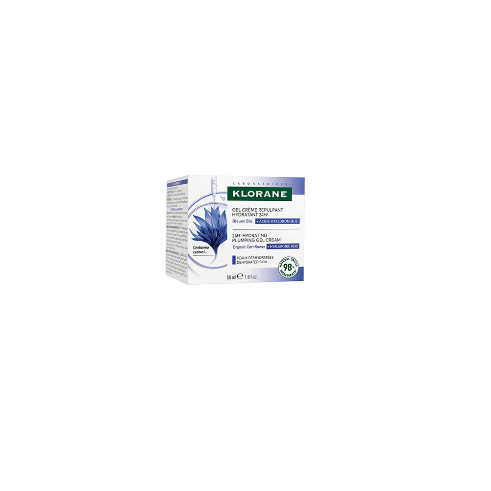 BIO CORNFLOWER & HYALURONIC ACID gel-cream for face and eyes view 2