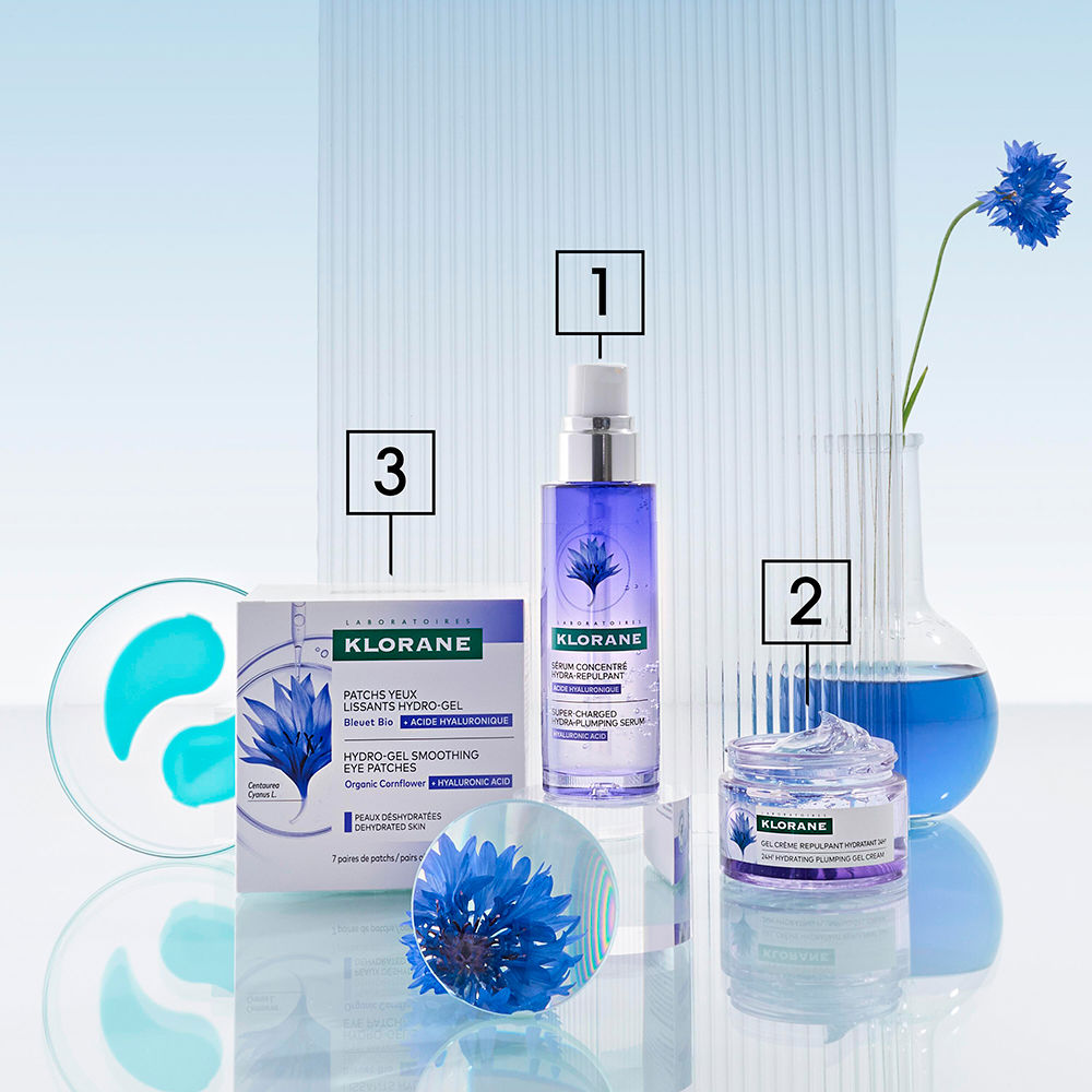 BIO CORNFLOWER & HYALURONIC ACID gel-cream for face and eyes view 3