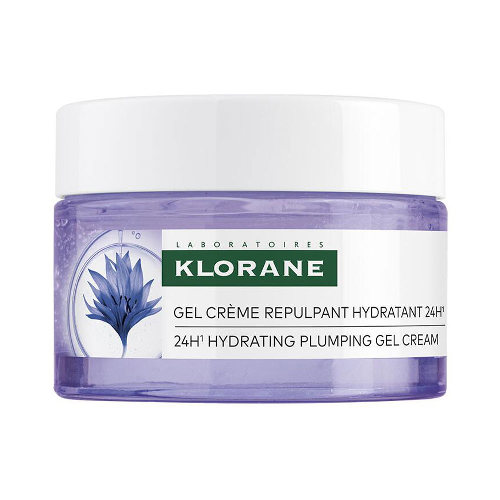 Soin Du Visage Gel Crème Repulpant Hydratant 24h À La Bleuet Bio Et Acide Hyaluronique Klorane Le Pot De 50ml - vue 2