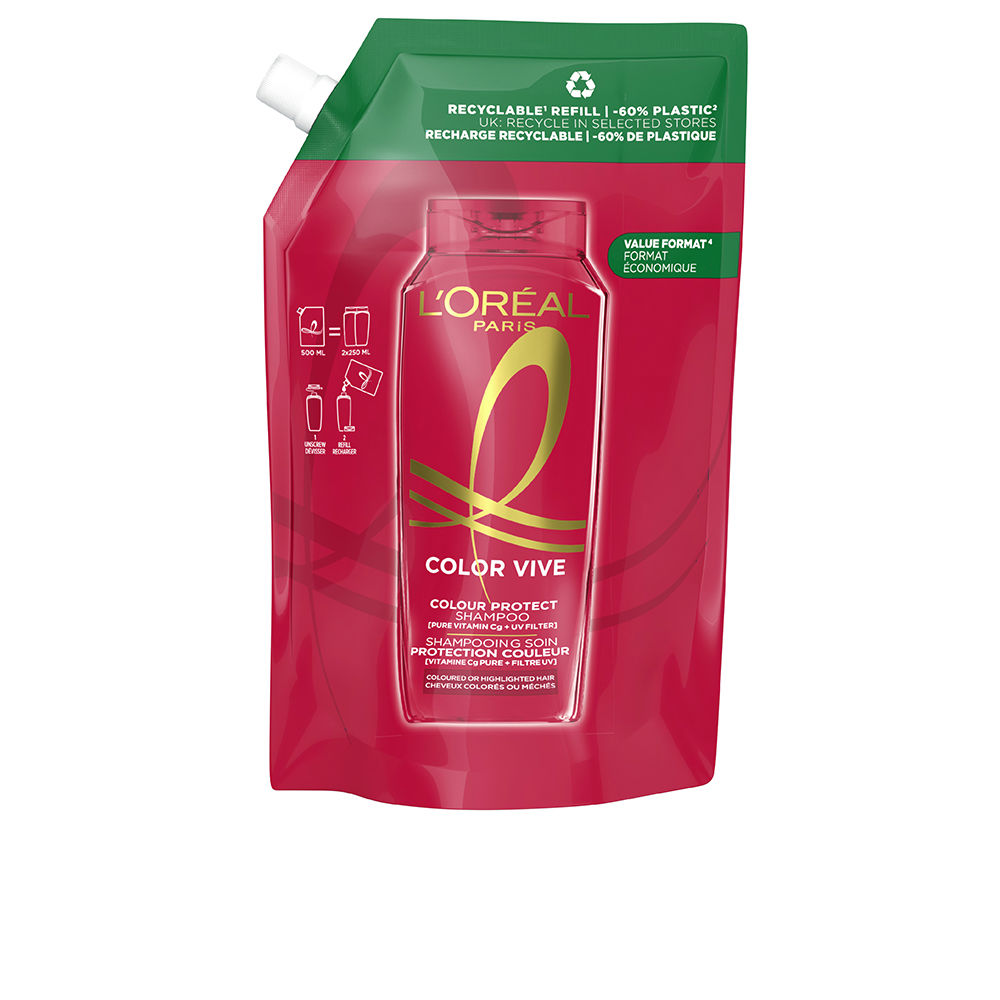 ELVIVE COLOR-VIVE champú protector recarga eco pack