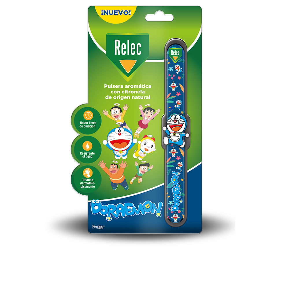 Relec Pulsera doraemon antimosquitos infantil con citronella 1 u