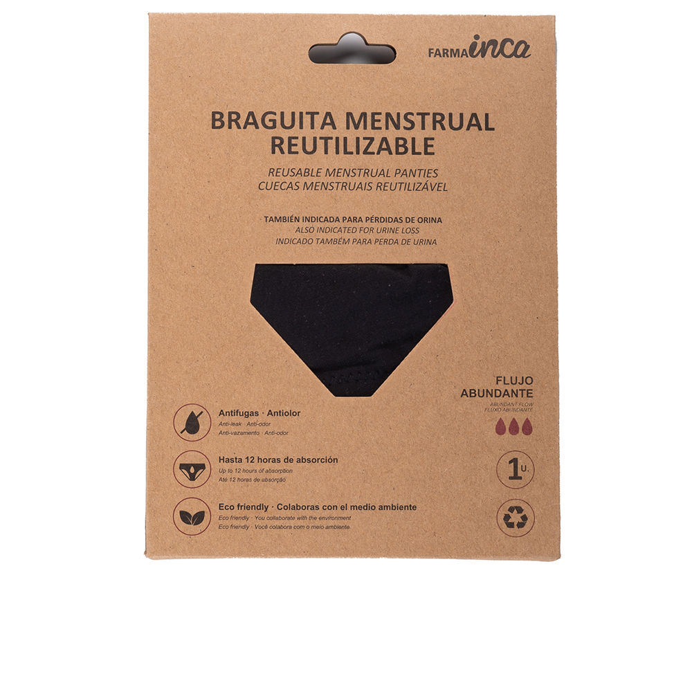 BRAGUITA MENSTRUAL absorción super #negra