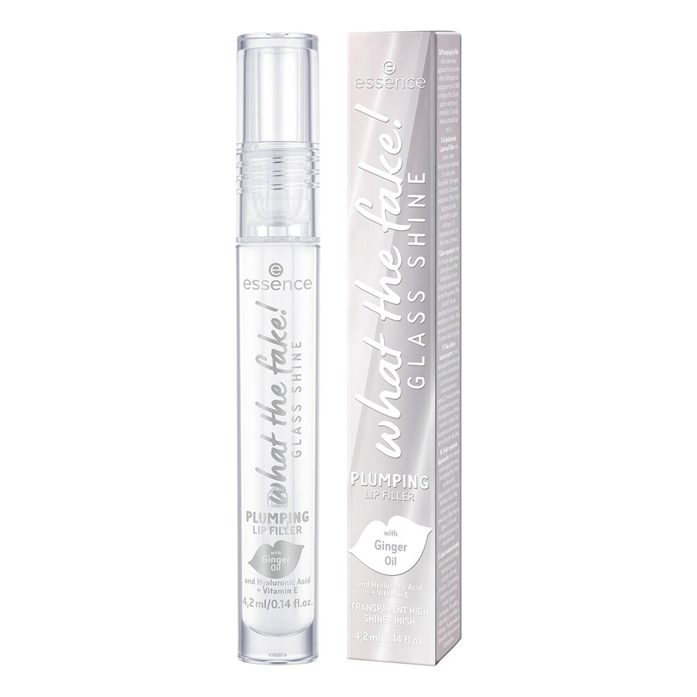 Essence Quoi De FAUX! Glass Shine Brillant à lèvres volumateur #01-Oh So Glassy 5