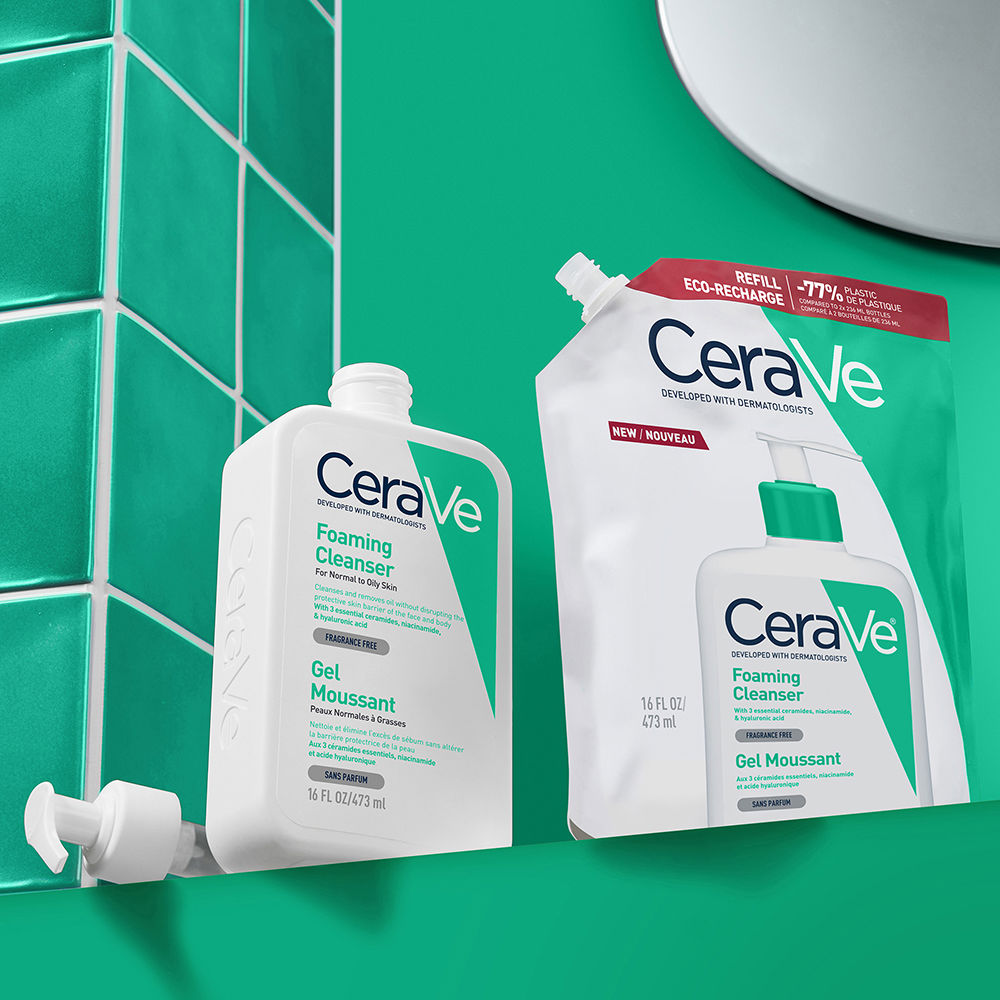 Cerave Foaming cleansing gel refill