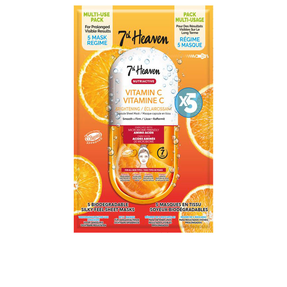 Vitamin C mascarillas 5 u