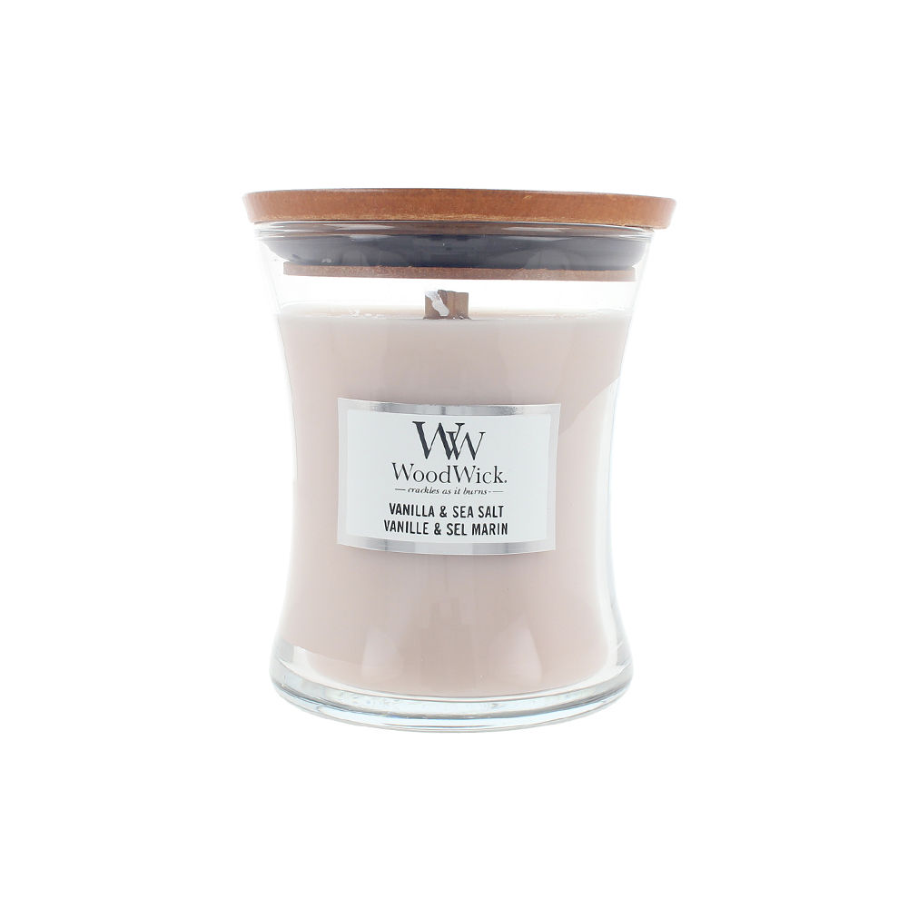 Woodwick vela #Vanilla & Sea Salt